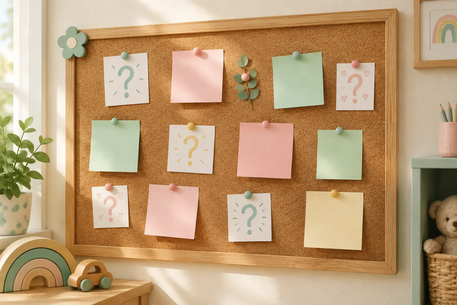 Le mur des questions des familles